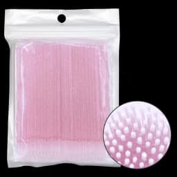 100pcs Eyelash Cleaning Brushes Micro Cotton Swab Individual Removing Makeup Brush Eyelashes Microbrush Beauty Clean Tools