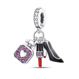 925 Sterling Silver Western Cowboy Boots Hobby Series Pendants Bracelet Charms Fit Jewelry Party Beads DIY Fine Gifts Accessory