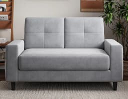 Loveseat Sofa 53" Small Couches for Small Spaces 2 Seater Mini Couch for Bedroom Dark Grey Comfy Modern Love Seat, Customized