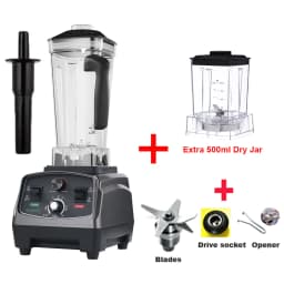 Biolomix BPA Free 2200W Commercial Grade Timer Blender Mixer Heavy Duty Automatic Fruit Food Processor Ice Crusher Smoothies