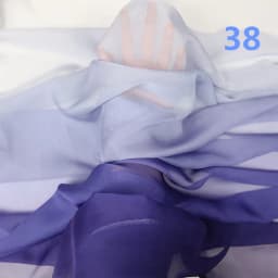 Rainbow Gradient Color Chiffon Fabric 30D Organza Tulle Fabric For Diy Ancient Style Hanfu Wedding Dress Stage Party Decor