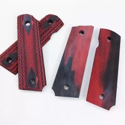 1pair tactics  pistol 1911 grips High Polished Wood Grips  custom Grips  CNC Material 1911 accessories