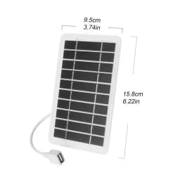 2W-15W Solar Charger Portable W/USB-C Fast Charging for IPhone Samsung Power Banks Camping Hiking Emergency Power Supply EESBAO
