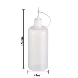 5pcs/lot 5-120ML PE Plastic Squeezable Tip Glue Applicator Plastic Bottle for Paper Quilling DIY Scrapbooking Paper Craft Tool