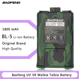 Baofeng UV 5R Battery Compactible Long Battery USB Baofeng UV5RA UV5RE UV5RT Walkie Talkie Optional Charger Two Way Radio Parts
