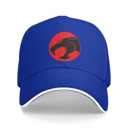Anime Cartoon Logo 80s Cool Lion Baseball Caps Retro Thundercats Sandwich Caps Unisex Polyester Hats Cap Sport