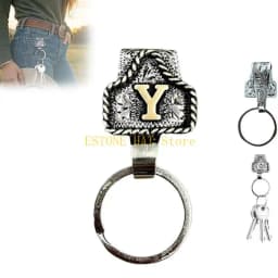 Western Metal Keychain Key Holder For Belt Quick Release Keychain Clip With Personalizing Design For Men Accessories