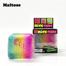 Needoh Cube Drip Fidget Sensory Toy Maltose TPR Mello Mallo Snow Ball Press Doh Change Color Relief Anxiety Focus Calm Down Gift