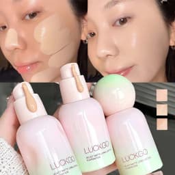 1 Pcs Natural Smooth Creamy Liquid Foundation Long Lasting Waterproof Even Skin Concealer Face Liquid Foundation Makeup Cosmetic