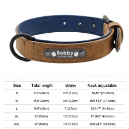 Dog Collars Personalized Dog Buckle Collars Free Engraving Name ID Tags For Small Medium Large Dogs Pug Pitbull Bulldog Beagle