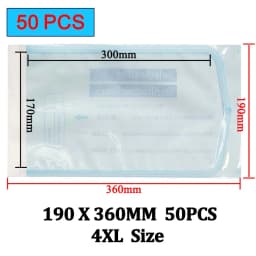 200/100/50PCS Self Sealing Sterilization Pouches Self-adhesive Clean Bags Tattoo Nail Art Grade Paper Dental Tattoo Accessories