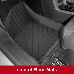 Smabee for MG4 EV 2022-2026 Car Floor Mats Trunk Pad TPE 3D Foot Pad All Weather Auto Accessories Black