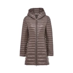 Winter Lightweight Down Jacket Women Mid Length White Duck Down Puffer Coat Woman Portable Slim Fit Fashion Outerwear JK-070