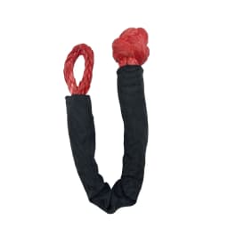 55000lbs Winch Rope Synthetic Soft Shackle+Recovery Ring Set Rugged Shackles With Protective Sleeve for Truck Vehicle Recovery