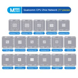 MAant C1 Magnetic Tin Planting Platform For iPhone A8-A19 QUALCOMM HS EMMC Mainboard CPU BGA Welding Reballing Stencil Tools Set