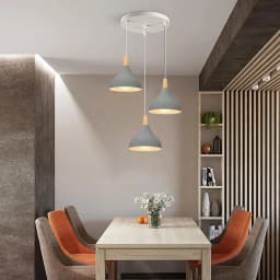 3 Heads Modern Loft LED Pendant Lamps for Living Room Kitchen Bedroom Home Decor Restaurant Chandeliers Lights Lighting Fixtures