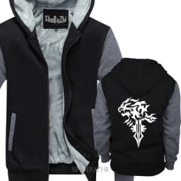Squall leonhart logo men thick hoodies FF8 Final fantasy VIII men lion pride fan based Men fashion Comfortable hoody sbz6414