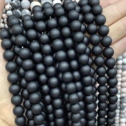 Natural Stone Colorful Garnet Red Amber Yellow Olive Green Glass Crystal Round Loose Beads For Jewelry Making DIY Bracelet