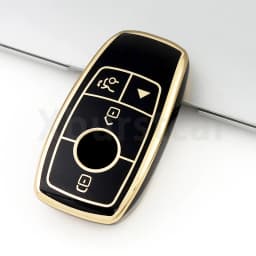 Auto Keyless Shell Fob Bag Car Key Case Cover For Mercedes Benz GLC CLE CLA GLB GLS W177 W205 W213 W222 X167 AMG A C E S G Class