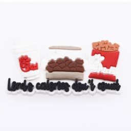 1 Pcs Fast Food Shoe Charms Burger Chicken Fries Drinks Shoes Decorations Clogs Sandals Bracelets Accessories Kids Party Gifts
