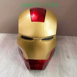Hot Iron Man Helmet Cosplay 1:1 Light Led Wearable Mask Gloves Glowing Eyes Adult Child PVC Action Figure Toys Christmas Present