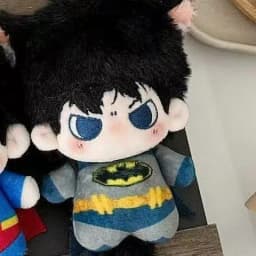 2026 New Anime Superman Clark Kent Plush Batman Bruce Wayne Plush Pendant Doll Classic Hero Plushie Movie Peripherals Fans Gift
