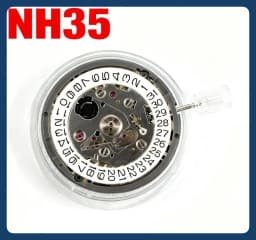 Japan/China NH35 Automatic Mechanical Movement High Accuracy 24 Jewels Mod Watch Replacement Genuine NH35A Date at 3:00
