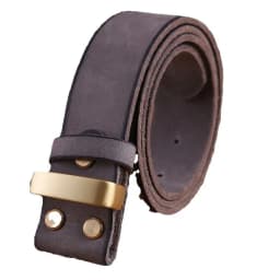 belt leather without gold smooth buckle for mens belts luxury cowboys camel brown match famous brand buckle 3.8 cm high quality