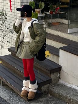 Chic Autumn Winter round Neck Loose Lazy Flight Jacket Cotton Outerwear Women Small Size Age Reduction Top