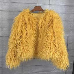 DEAT Fur Imitation Fur Coat Korean Version Pure Color Beach Wool Women's Short Coat Straight 2026 Winter Wram Jackets 11A06487