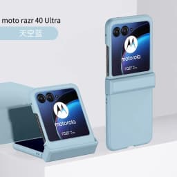 Skin Feel Case for Motorola Razr 40 50 Moto Razr40 Razr50 Ultra 5G Solid Color 3-piece Hinge Set Protection Anti-Scratch Cover