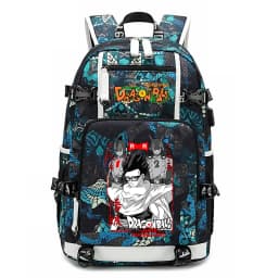 Dragon Ball Z Printed Student Backpack Large Capacity Casual Daypack for Kids Teenagers School Travel