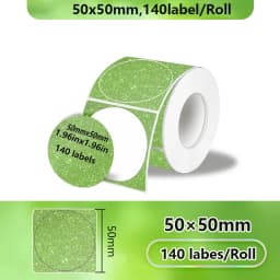1Roll Label Sticker Self-Adhesive Thermal Paper,Suit for M110 M220 M200 E210 P50 DETONG P1 WP9520 Munbyn Nelko PM220 MiniPrinter
