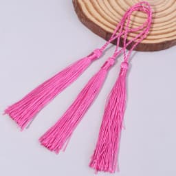 30pcs 13cm Hanging Rope Polyester Tassel Fringe Soft Flossy Tassel For DIY Bookmark Keychain Pendants Jewelry Making Accessories