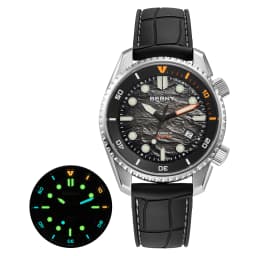 BERNY Automatic Diver Watch for Men Top Luxury Sapphire 316L Steel New Wave Dial 200M Waterproof Mechanical Diving Men's Watches