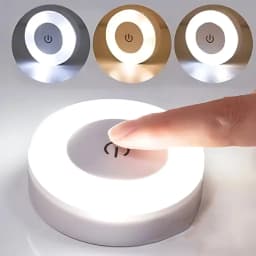 Led Wall Light Portable USB Rechargeable Night Light for Living Room Bedroom Lighting Lamps Bedside Lamp Touch Light Home Decor