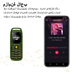Ultra Small Spare Mobile Phone Bluetooth Dial Magic Voice Automatic Redial Blacklist Sync Music Mini Cellphones Wear Around Ears
