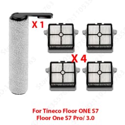 For Tineco Floor ONE S7/Floor One S7 Pro/ 3.0 Cordless Vacuum Cleaner Roller Brush HEPA Filter Spare Parts Kit Accessories