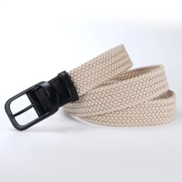 Brand Designer 3.4cm Man Belts Luxury Designer Canvas Nylon Elastic Belt Man Stretchable Casual Pin Buckle Belt for Jeans Pants
