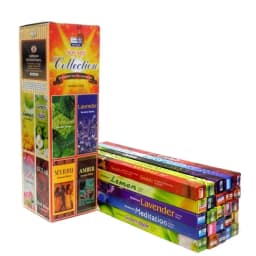 Y Natural 10/25 Mixed Box/Pack India Incense Sticks Sandalwood White Sage Tibetan Scented Yoga Indoor Air Purifying Aromatherapy