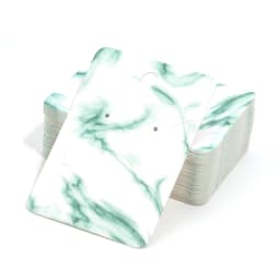 50pcs/lot Necklace Earrings Ear Studs Packaging Card Blank Jewelry Display Card Marbling Paper Card For Jewelry Packaging