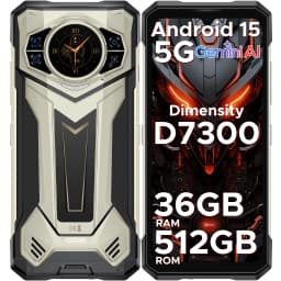Doogee S200 Plus 5g Ai Rugged Phone 32Gb (12+20) 512Gb Dimensity 7300 Gaming Mobile Phone 1.32'' Rear Display Main Screen