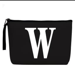 Cosmetic Bag Letter Pattern MakeUp Bag Toiletries Organizer Wash Storage Pouch Wedding Party Bride Gifts Makeup case Organizer