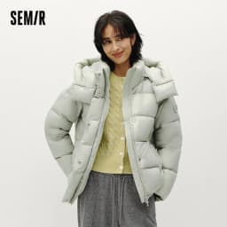 Semir Women Down Jacket 90 Percent Down Fill Goose Down Fill 2026 Winter Everyday Style Outdoor Layer Warm Insulation
