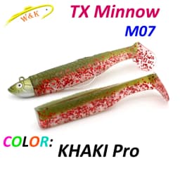 Texas Black Minnow M07 for Walleye and Bass Fishing 7 cm Soft Lure 6.5g Weedless Head Super Soft Shad Lure with 1 0 Worm Ho