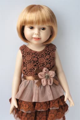 BOBO Doll wigs JD256 11-12 inch 28-30 CM Short BOBO Cut Synthetic mohair Resin doll wig