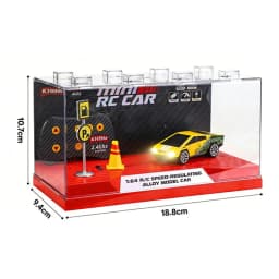 2026 Upgraded RC Car 1:64 Mini Alloy RC Drift Car Easy to Carry, 60mins Life. Exquisite Gift Box An Ideal Toy Gift for Children