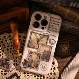 6 Sheets/pack Art World Waterproof PET Retro Frame Sticker DIY Creative Scrapbooking Junk Journal Diary Album Decoration Collage