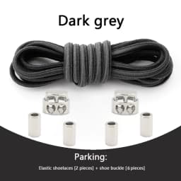 Tieless Elastic Shoe Laces No Tie Shoelaces Round Shoelace Sneakers for Kids and Adult with Strong Lock and Speed Shoestrings