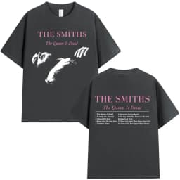The Smiths The Queen Is Dead T Shirt 1980's Indie, Morrissey Oversized T-shirt Vintage Punk Rock Band T-shirts Streetwear Unisex
